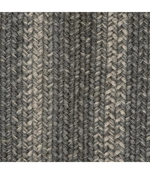 Homespice Decor Jute Braided Grey Cloud Grey 519856 22 in. X 72 in. Rect Rug