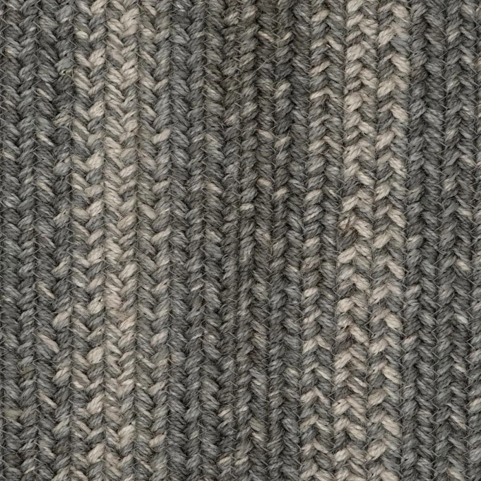 Homespice Decor Jute Braided Grey Cloud Grey 513854 4 ft. X 6 ft. Rect Rug