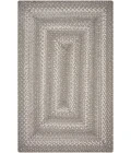 Homespice Decor Jute Braided Rug Grey & Ivory Grey Cloud 10in. x 10in. Rect. Rug