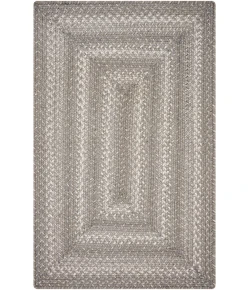 Homespice Decor Jute Braided Rug Grey & Ivory Grey Cloud 10in. x 10in. Rect. Rug