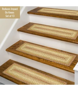 Homespice Decor Jute Braided Accessories Harvest Beige, Tan 240142PS 8 in. X 28 in. Set of 13 Rect Rug