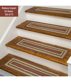 Homespice Decor Jute Braided Accessories Highland Multi 240153PS 8 in. X 28 in. Set of 13 Rect Rug