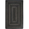 Homespice Decor Jute Braided Rug Black Jet Black 6ft. x 9ft. Rect. Rug