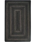 Homespice Decor Jute Braided Rug Black Jet Black 27in. x 45in. Rect. Rug