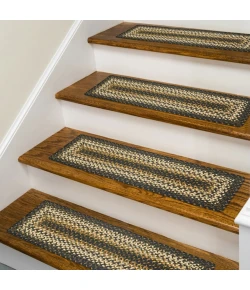 Homespice Decor Jute Braided Accessories Kilimanjaro Black 240146PS 8 in. X 28 in. Set of 13 Rect Rug