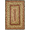 Homespice Decor Jute Braided Rug Multi Color Kingston 10in. x 10in. Rect. Rug