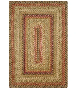 Homespice Decor Jute Braided Rug Multi Color Kingston 10in. x 10in. Rect. Rug