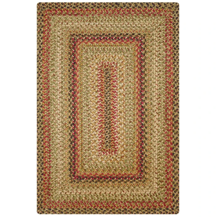 Homespice Decor Jute Braided Kingston Multi 519092 22 in. X 72 in. Rect Rug