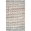 Homespice Decor Farmhouse Natural White & Wheat Mocha Mist 5ft. x 7.5ft. Rect. Rug