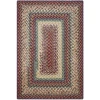 Homespice Decor Cotton Braided Neverland Red 413079 4 ft. X 6 ft. Rect Rug