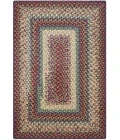 Homespice Decor Cotton Braided Neverland Red 413079 4 ft. X 6 ft. Rect Rug