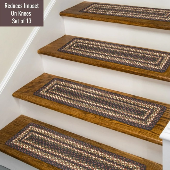 Homespice Decor Jute Braided Accessories Prescott Black 240147PS 8 in. X 28 in. Set of 13 Rect Rug