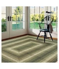 Homespice Decor Jute Braided Rug Green & Brown Pinecone 2ft. x 3ft. Rect. Rug