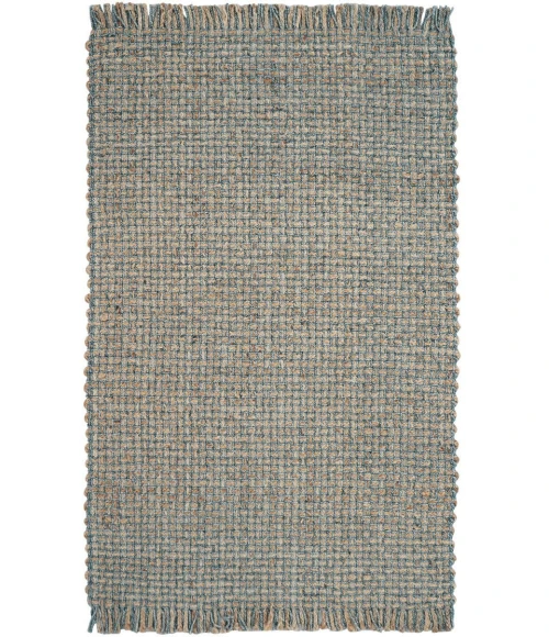 Homespice Decor Farmhouse Grey & Wheat River Rock 5ft. x 7.5ft. Rect. Rug