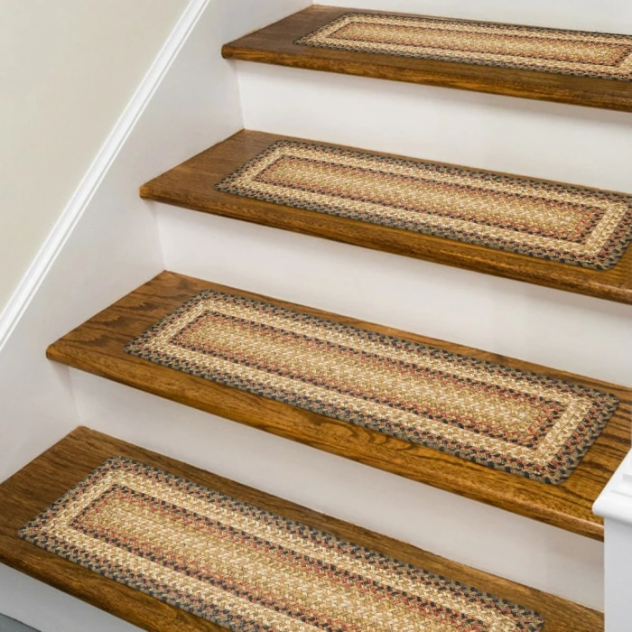 Homespice Decor Jute Braided Accessories Russett Beige 240141PS 8 in. X 28 in. Set of 13 Rect Rug