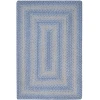 Homespice Decor Jute Braided Rug Sky Blue & Ivory Sky Blue 5ft. x 8ft. Rect. Rug
