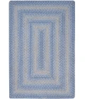 Homespice Decor Jute Braided Rug Sky Blue & Ivory Sky Blue 5ft. x 8ft. Rect. Rug