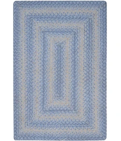 Homespice Decor Jute Braided Rug Sky Blue & Ivory Sky Blue 5ft. x 8ft. Rect. Rug