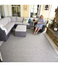 Homespice Decor Ultra Durable Braided Rug Grey & Slight Brown Slate 10in. x 10in. Rect. Rug