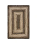 Homespice Decor Ultra Durable Braided Wildwood Brown 300621 27 in. X 45 in. Oval Rug