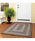 Homespice Decor Ultra Durable Braided Wildwood Brown 300621 27 in. X 45 in. Oval Rug