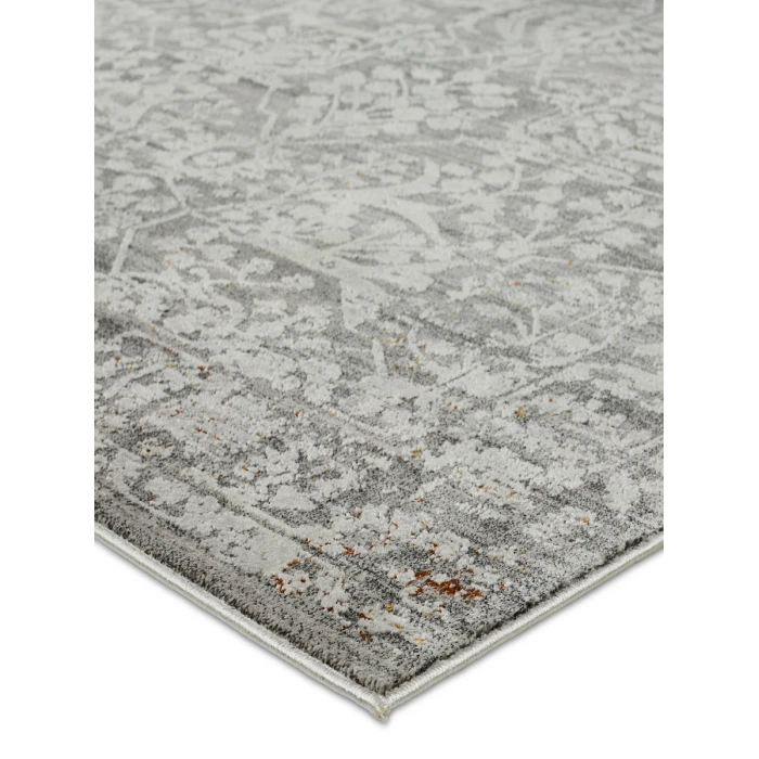 Jaipur Living Elvira Floral Gray/ Cream Area Rug 7'10"X10'