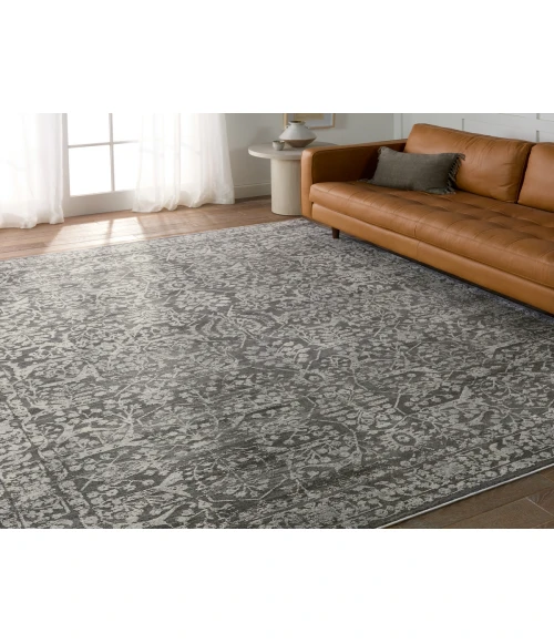 Jaipur Living Elvira Floral Gray/ Cream Area Rug 7'10"X10'