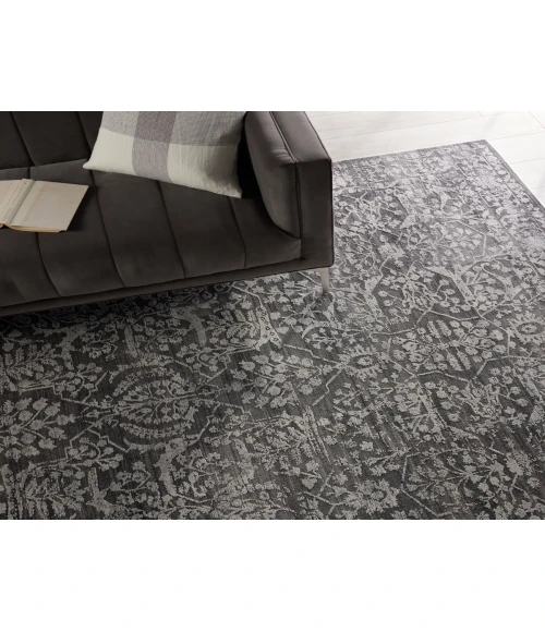 Jaipur Living Elvira Floral Gray/ Cream Area Rug 7'10"X10'