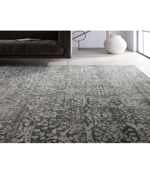 Jaipur Living Elvira Floral Gray/ Cream Area Rug 7'10"X10'