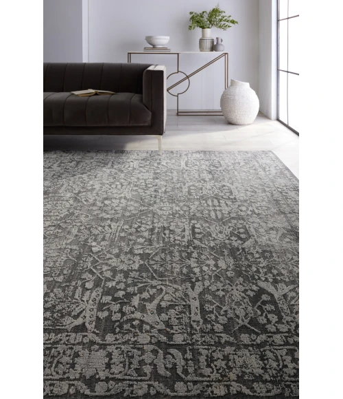 Jaipur Living Elvira Floral Gray/ Cream Area Rug 7'10"X10'