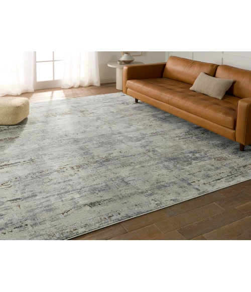 Jaipur Living Isola Abstract Gray/ Blue Area Rug 5'3"X7'6"