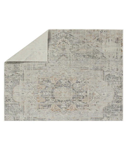 Jaipur Living Lazuli Medallion Gray/ Tan Area Rug 7'10"X10'