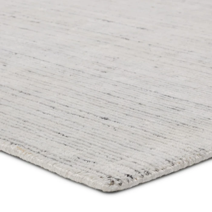 Jaipur Living Mona Handmade Indoor/Outdoor Solid Cream/ Light Gray Area Rug 8'X10'