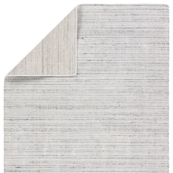 Jaipur Living Mona Handmade Indoor/Outdoor Solid Cream/ Light Gray Area Rug 8'X10'