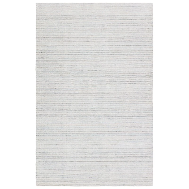 Jaipur Living Mona Handmade Indoor/Outdoor Solid Cream/ Gray Area Rug 5'X8'