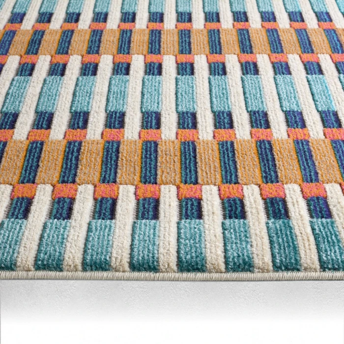 Jaipur Living Notch ALI03 Contemporary Blue (18" Swatch)