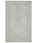 Jaipur Living Carmen Handmade Trellis Blue/ Light Gray Area Rug (6'X9')