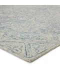 Jaipur Living Carmen Handmade Trellis Blue/ Light Gray Area Rug (6'X9')