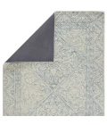 Jaipur Living Carmen Handmade Trellis Blue/ Light Gray Area Rug (6'X9')