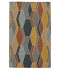 Vibe by Jaipur Living Sade Handmade Geometric Gray/ Gold Area Rug (5'X8')