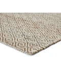 Jaipur Living Wales Natural Geometric Tan/ White Area Rug (9'X12')