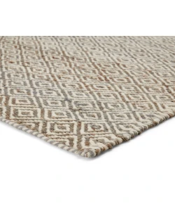 Jaipur Living Naturals Ambary Wales AMB02 Tan/White 9 ft. X 12 ft. Rectangle Rug