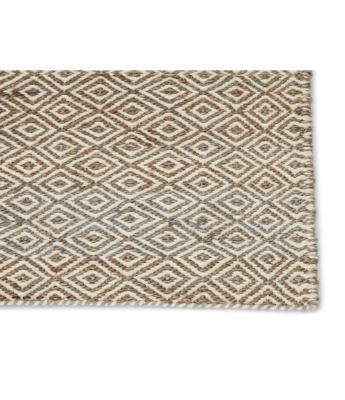 Jaipur Living Wales Natural Geometric Tan/ White Area Rug (9'X12')
