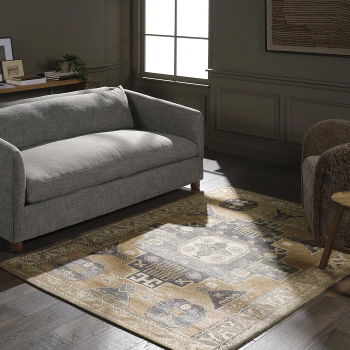 Jaipur Living House Sprucing Amorino AMT01 Traditional Yellow/Gold Runner 3'x9' Rnr