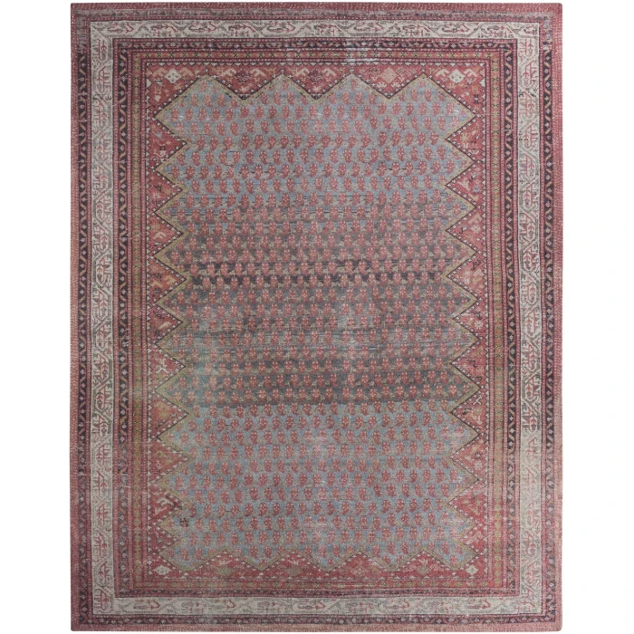 Jaipur Living House Sprucing Stellina AMT02 Traditional Red Rectangle 5'x8'