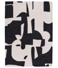 Jaipur Living Noverre Handmade Abstract Black/ Cream Area Rug 8'X10'