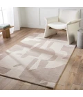 Jaipur Living Noverre Handmade Abstract Taupe/ Cream Area Rug 8'X10'