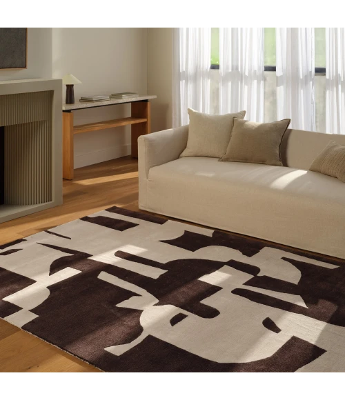 Jaipurliving Anthem Brown Ant04 8 Ft. X 10 Ft. Rect. Rug