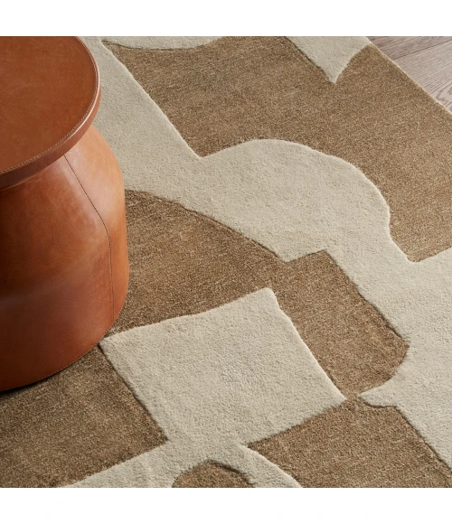 Jaipurliving Anthem Tanbeige Ant05 6 Ft. X 9 Ft. Rect. Rug