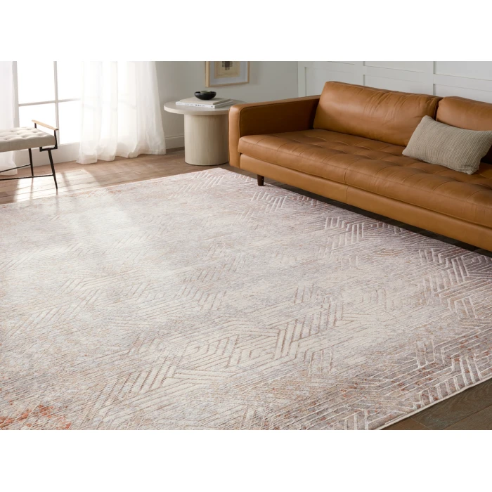 Jaipur Living Venture Geometric Tan/ Gray Runner Rug 3'X10'